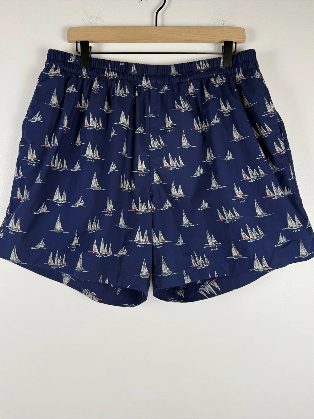 Polo Ralph Lauren Swim‎ Trunks Lined Shorts Mens Sailboat Print